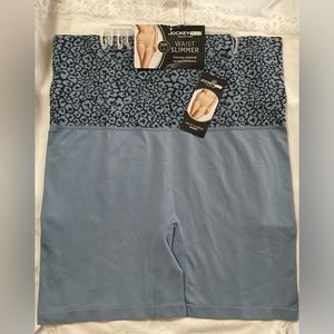 Jockey Life Collection Waist Slimmer BlueLeopard Print Short Size L7